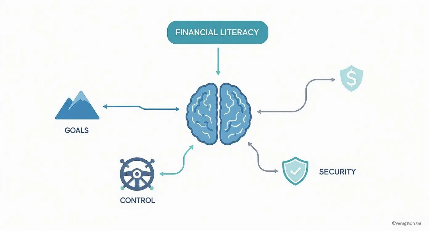 Infographic about financial literacy basics